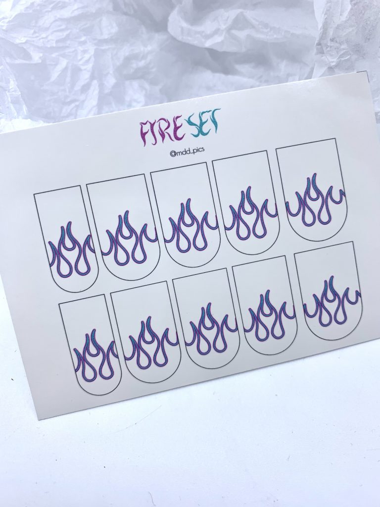 Fuego morado
